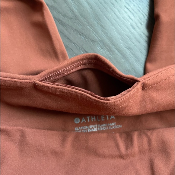 Athleta Ancient Mahogany Brown Elation Split Flare Pant - Picture 10 of 12